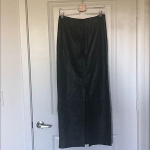 leather maxi skirt by Laundry by Shelli Segal
